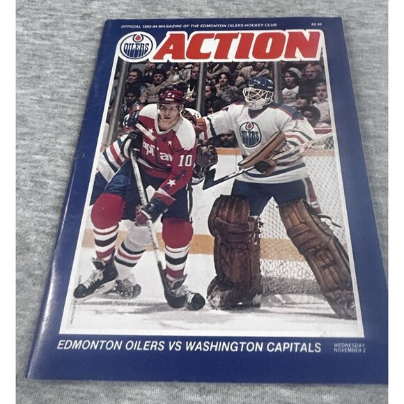Action Sports Magazines Edmonton Oilers Ice Hockey Team Paperback - Picture 1 of 8